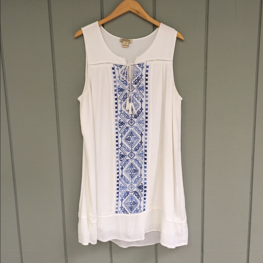 Lucky Brand Embroidered Dress